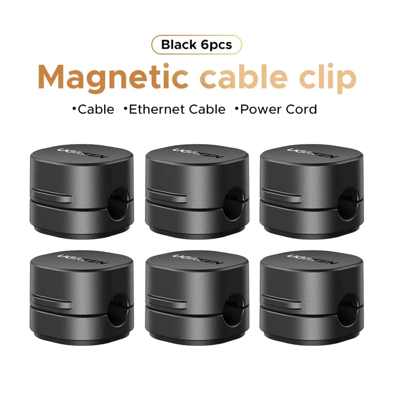 Magnetic Cable Organizer Clips for Desk