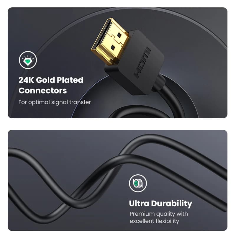 Micro HDMI to HDMI Cable 4K 60Hz