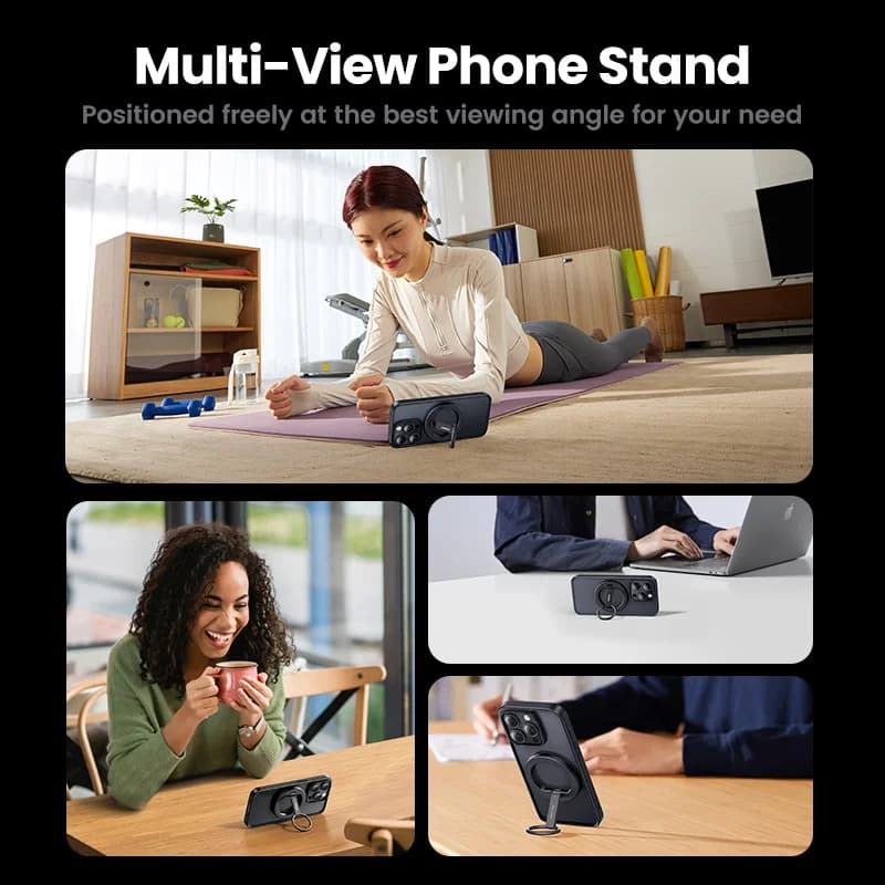 360° Rotating Magnetic Phone Ring Holder
