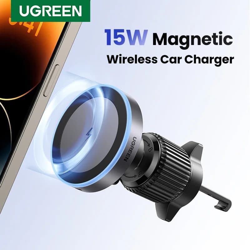 Qi2 Magnetic Wireless Car Charger Stand, 25W