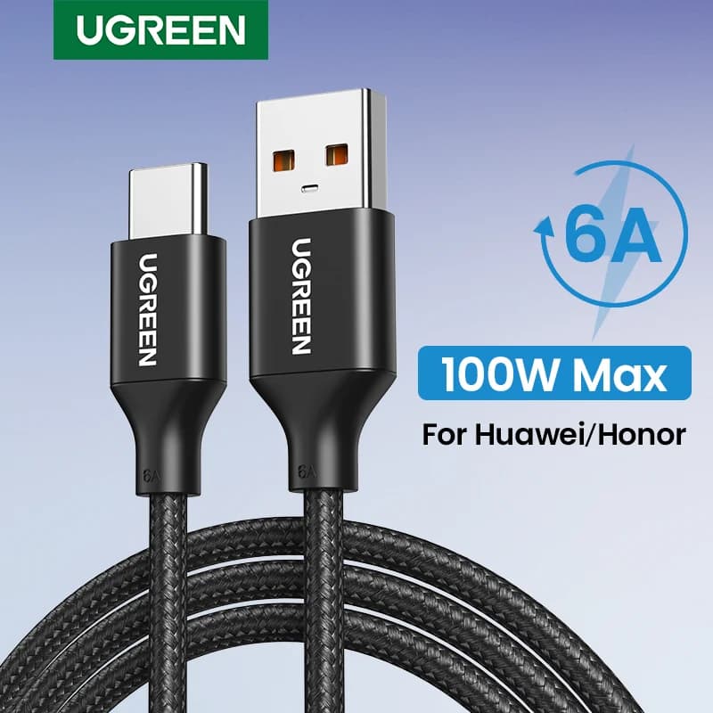 100W USB-A to USB-C Super Charge Cable
