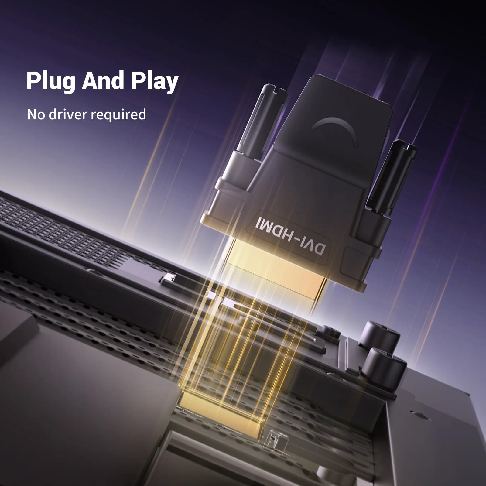 Bidirectional DVI-D to HDMI Adapter