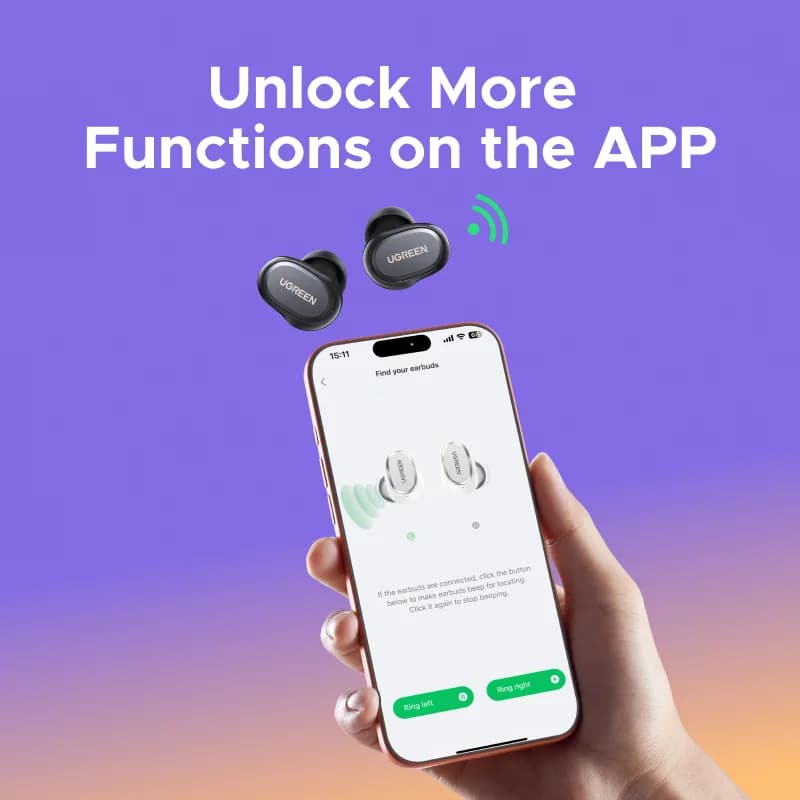 Wireless Earbuds with Bluetooth 6.0 and App Control
