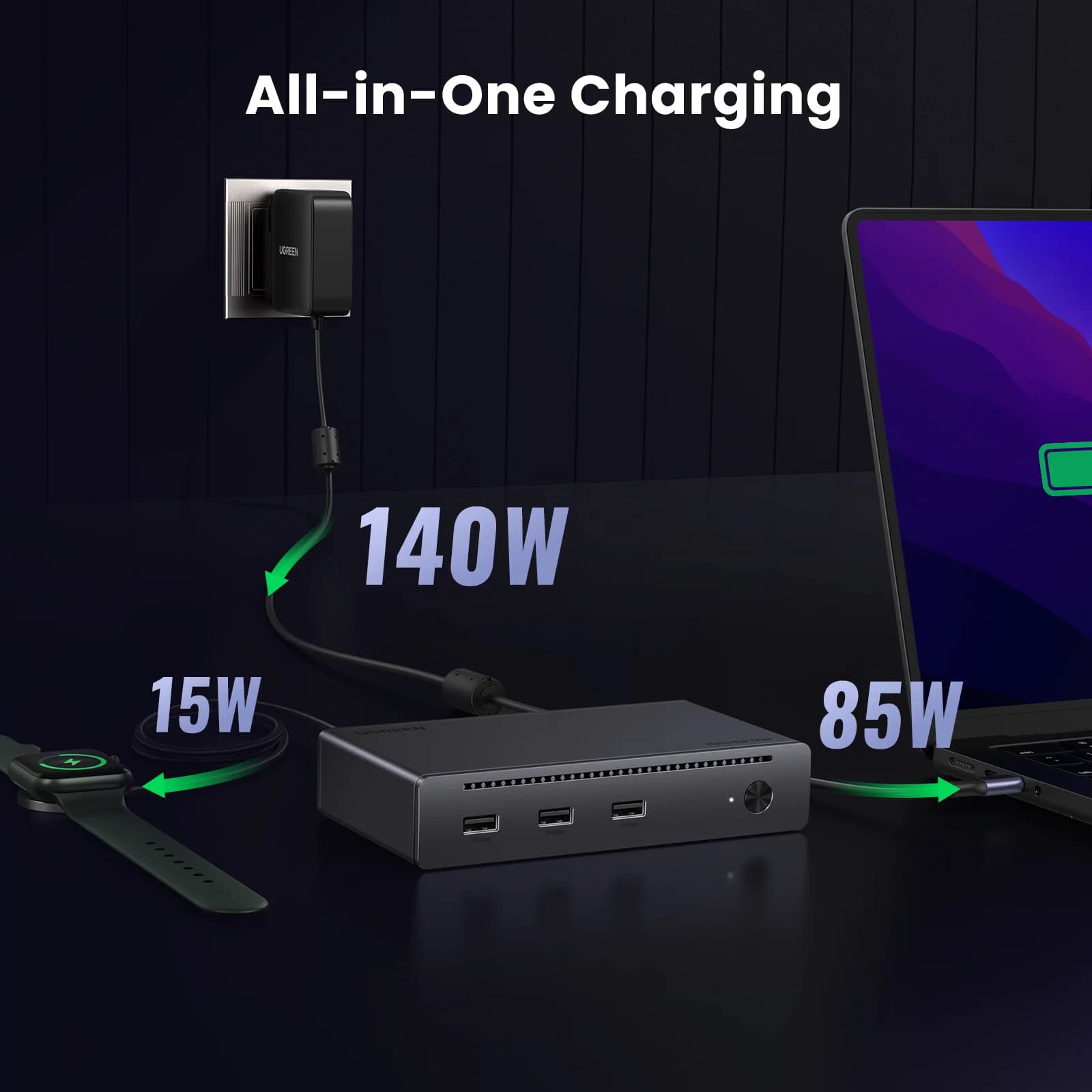 Thunderbolt 4 Docking Station 8-in-1 40Gbps