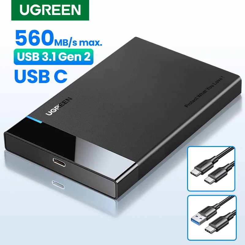 2.5-inch SATA to USB 3.0 Hard Drive Enclosure