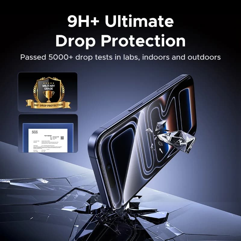 Tempered Glass Screen Protector, 2-Pack
