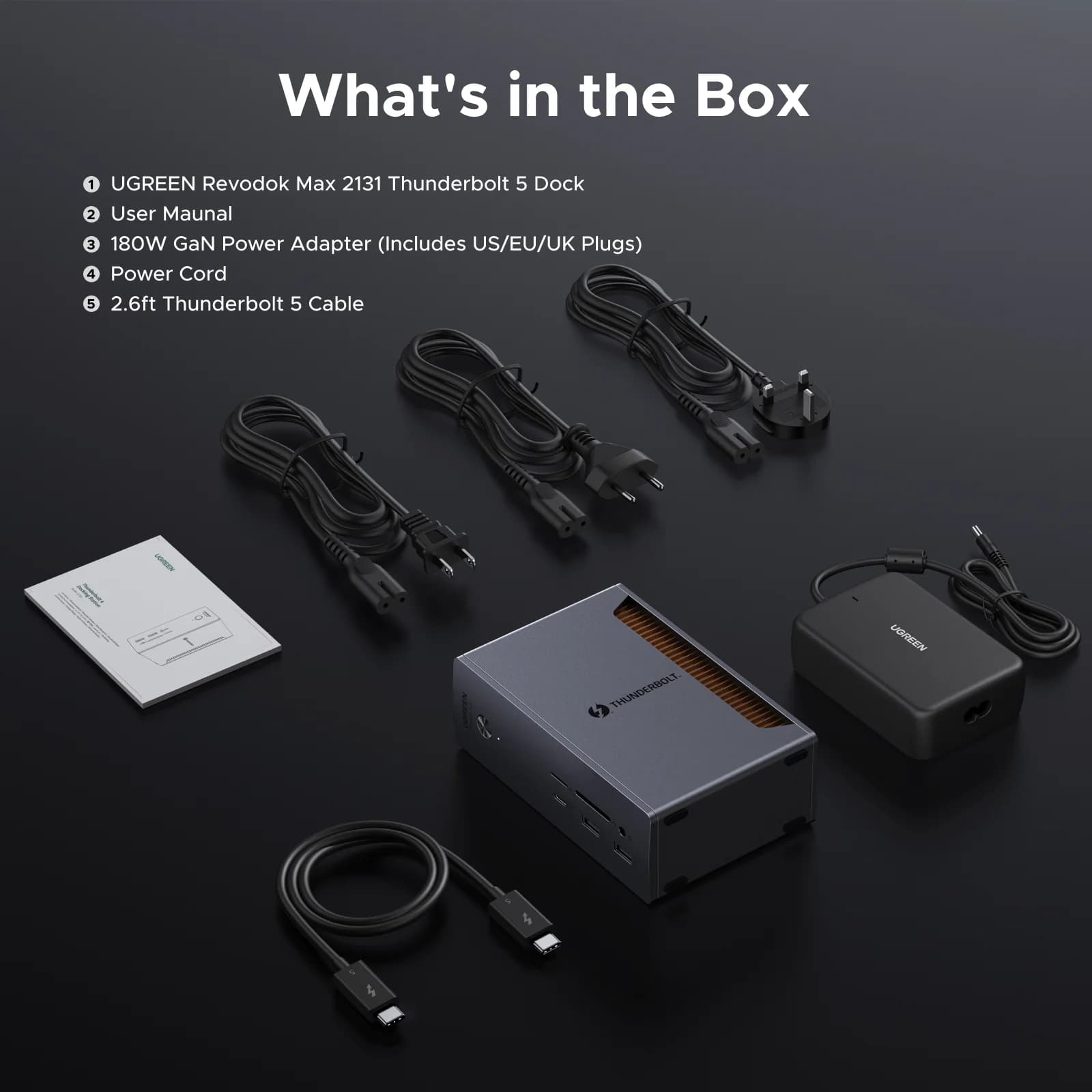 Thunderbolt 5 Docking Station 120Gbps 8K