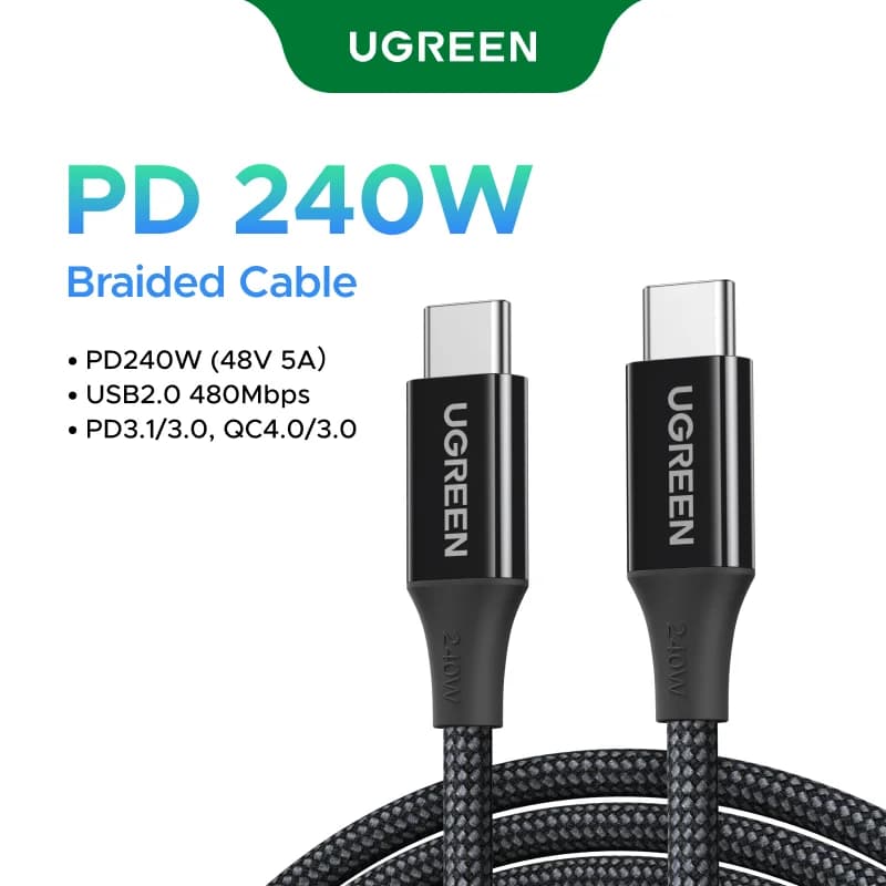 240W USB-C to USB-C Fast Charging Cable