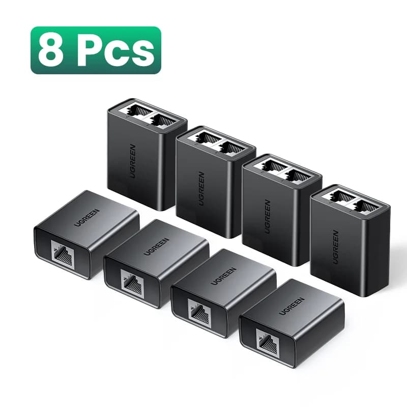 RJ45 Ethernet Splitter 1 to 2 Network Adapter