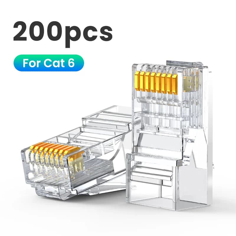 Cat6 RJ45 Ethernet Network Cable Connectors