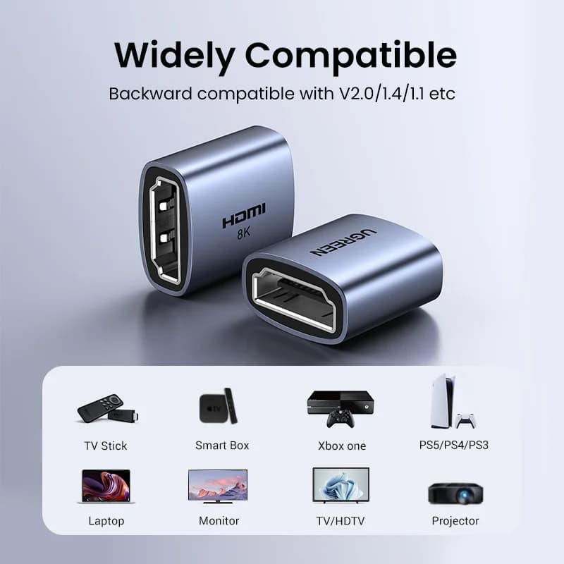 8K HDMI Female to Female Coupler