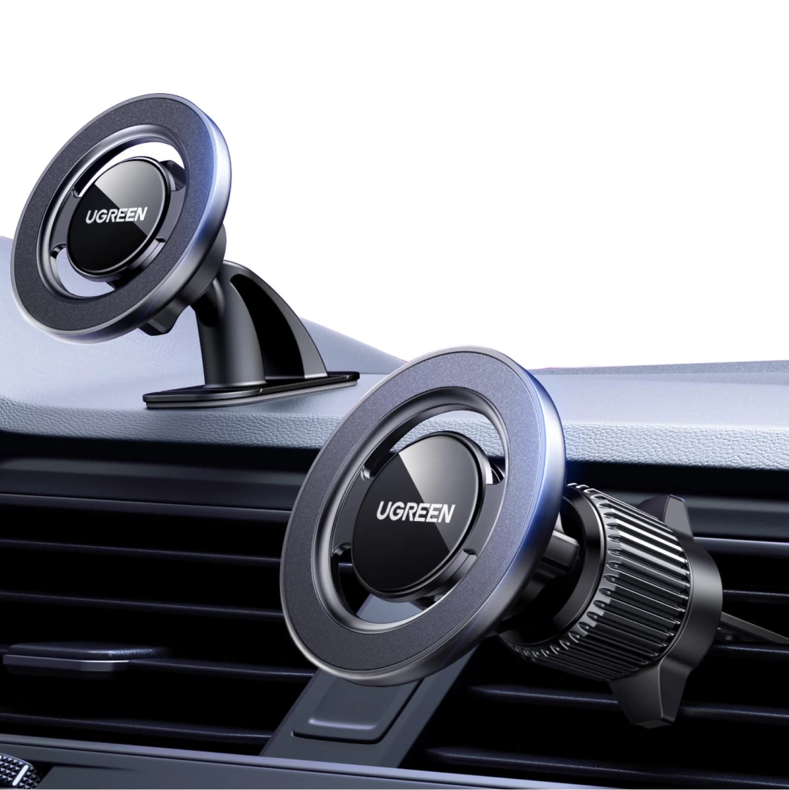Magnetic Car Phone Holder with 360° Rotation for MagSafe