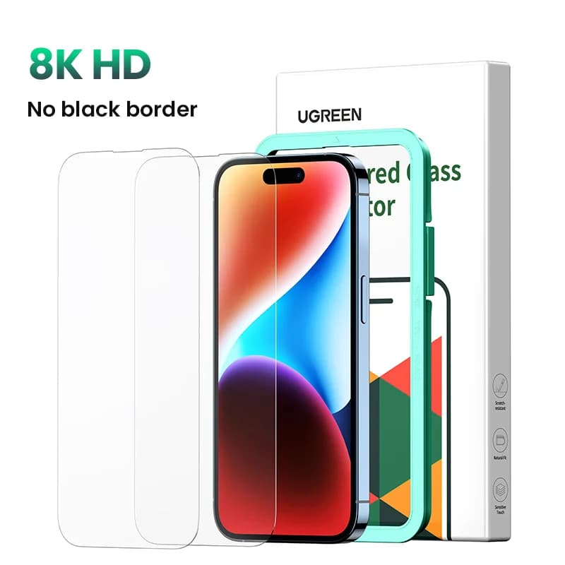 Tempered Glass Screen Protector for iPhone 16 Plus