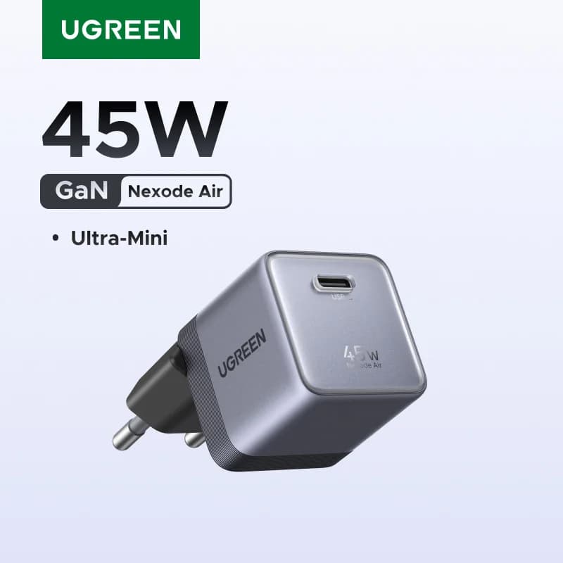 45W GaN USB-C Charger, Compact Fast Charging