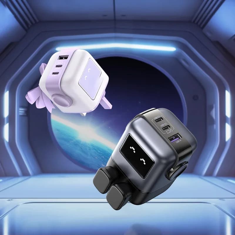 65W GaN USB-C Fast Charger with UK Plug