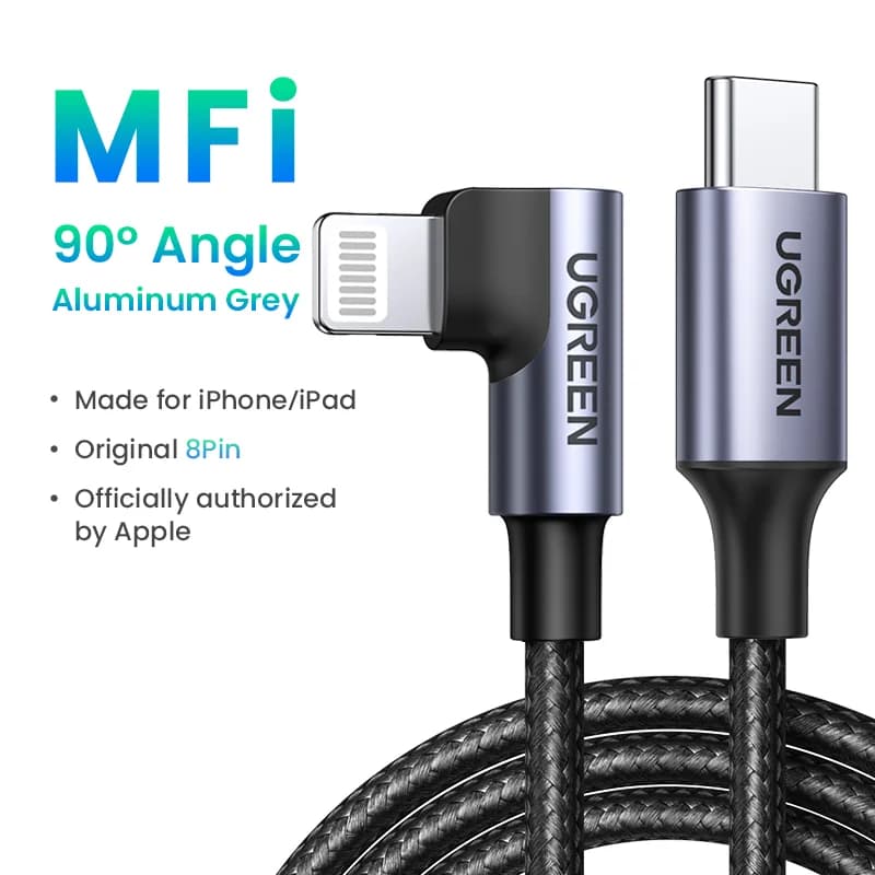 MFi USB-C to Lightning Cable, 30W PD Fast Charge