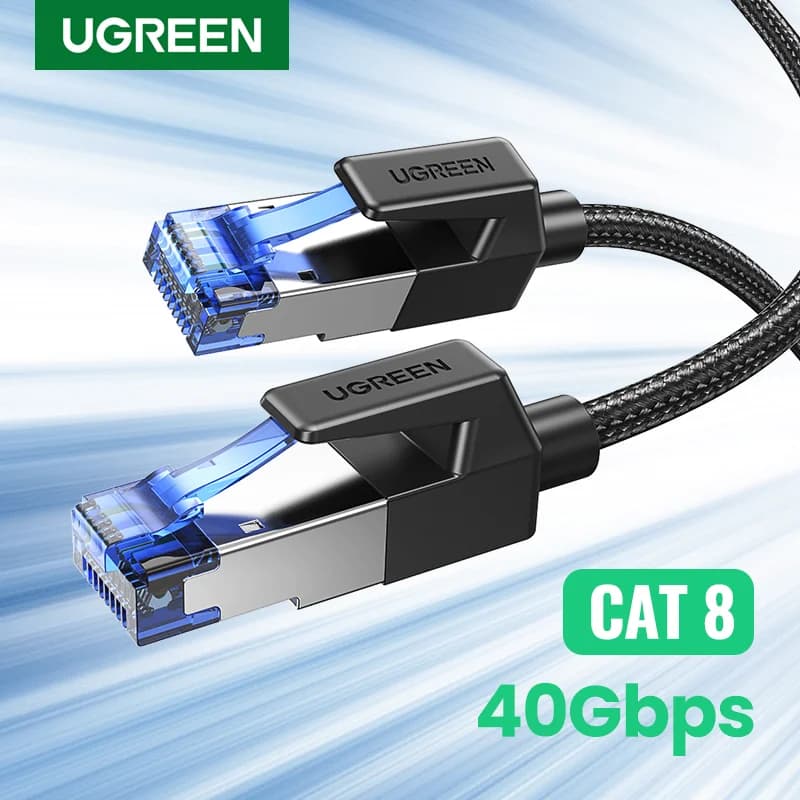 Cat8 40Gbps Braided Ethernet LAN Cable