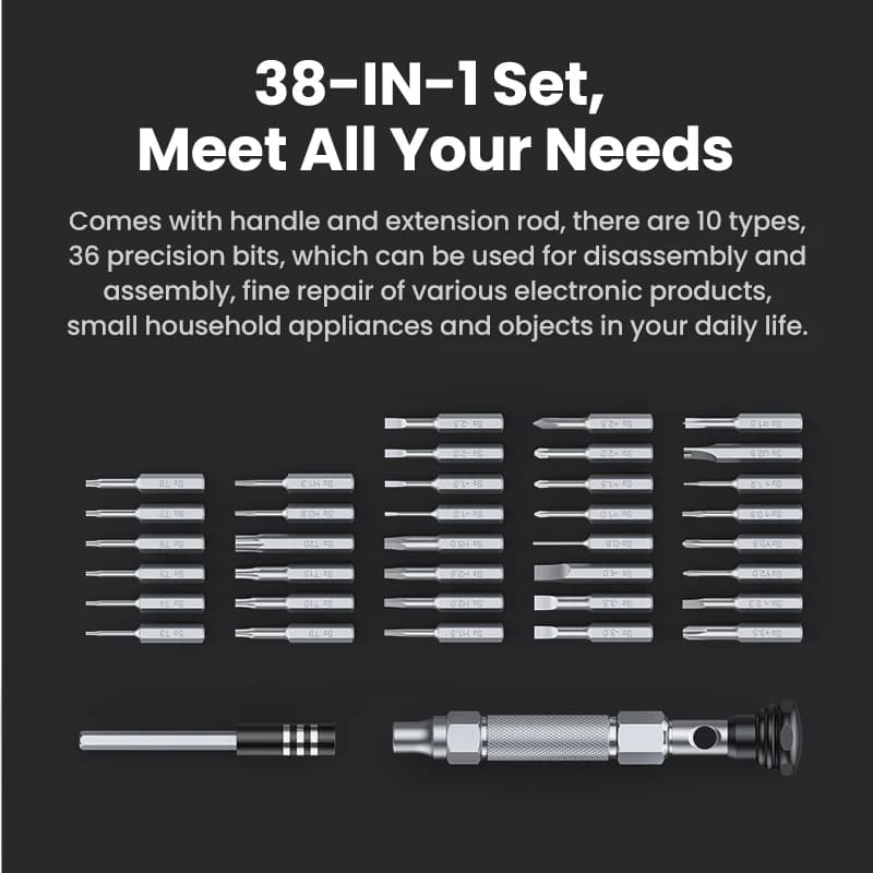 38-in-1 Precision Screwdriver Repair Kit
