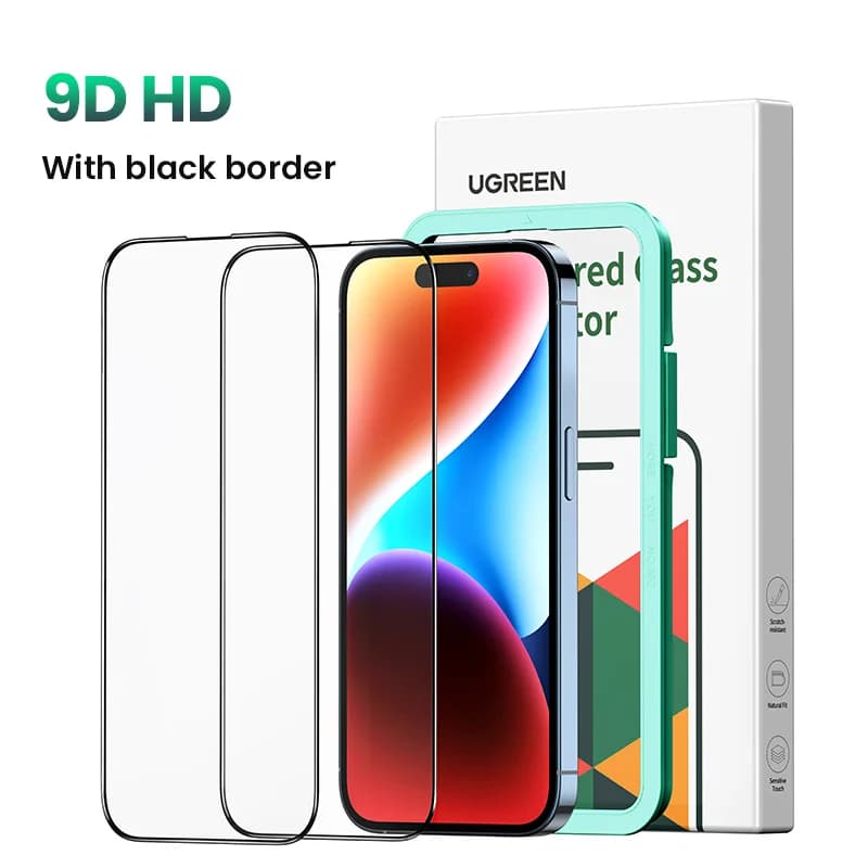 Tempered Glass Screen Protector for iPhone 16 Plus
