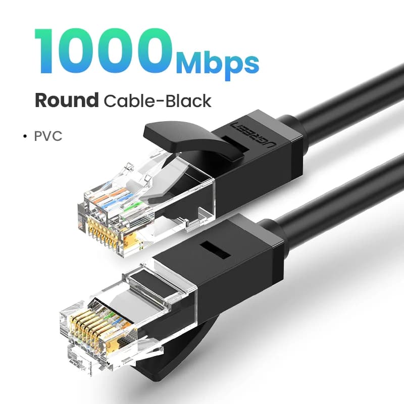 Cat6 Ethernet Cable, Gigabit, Shielded