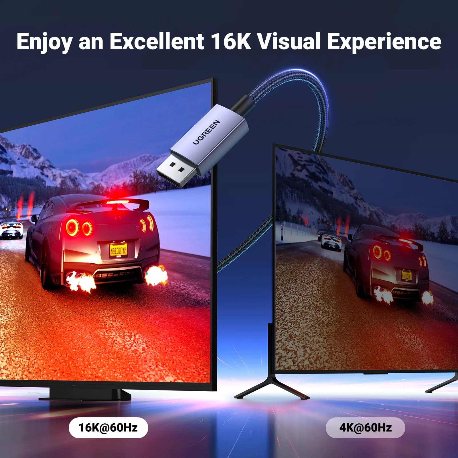 DisplayPort 8K Video Cable