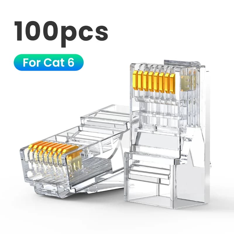 Cat6 RJ45 Ethernet Network Cable Connectors