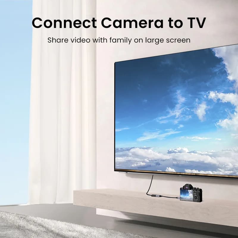 Micro HDMI to HDMI Adapter Cable 4K