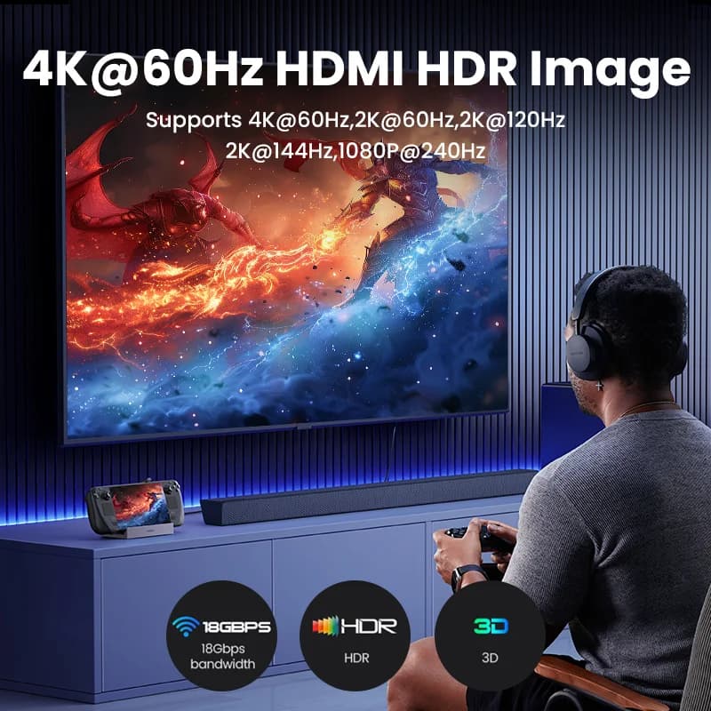 Steam Deck Docking Station with HDMI