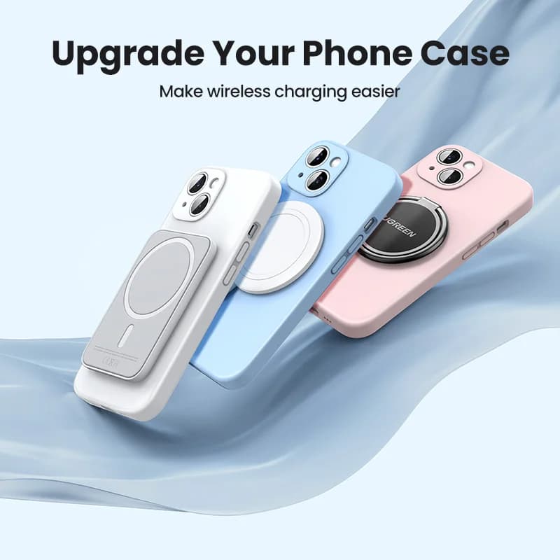 Magnetic Metal Ring Adapter for MagSafe Wireless Charging