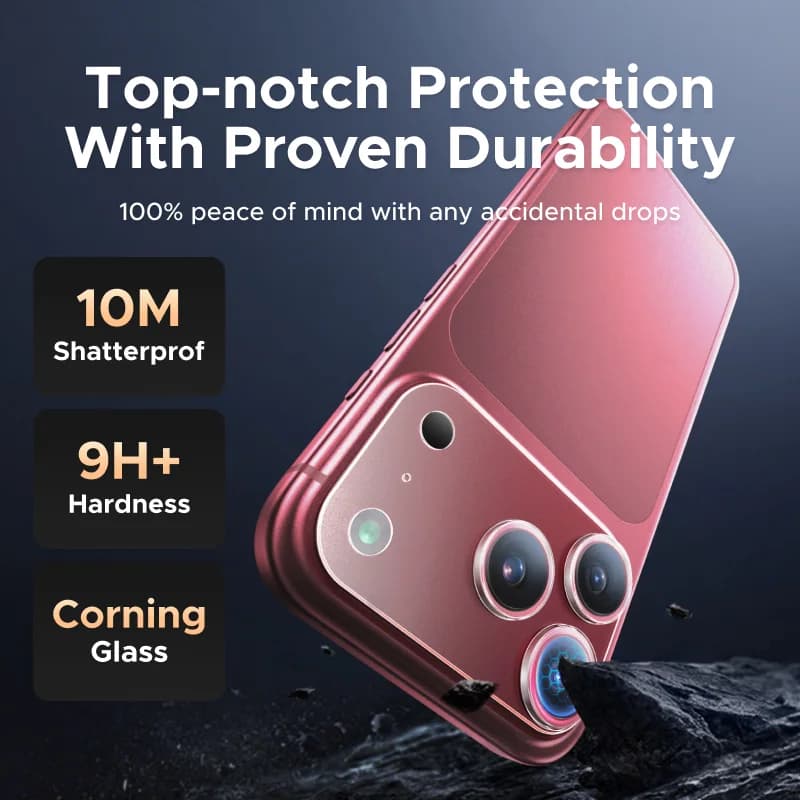 Full Lens Glass Camera Protector for iPhone Pro Max