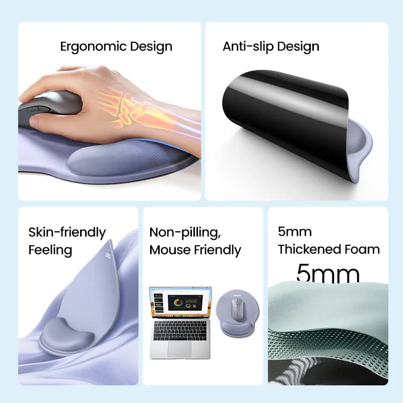 Memory Foam Keyboard Wrist Rest Pad