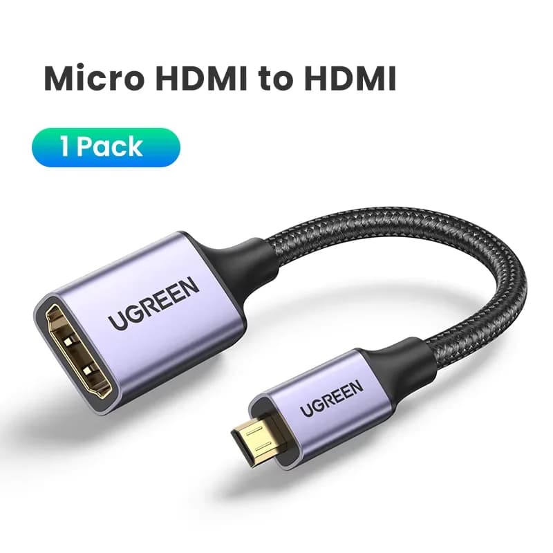 Micro HDMI to HDMI Adapter Cable 4K