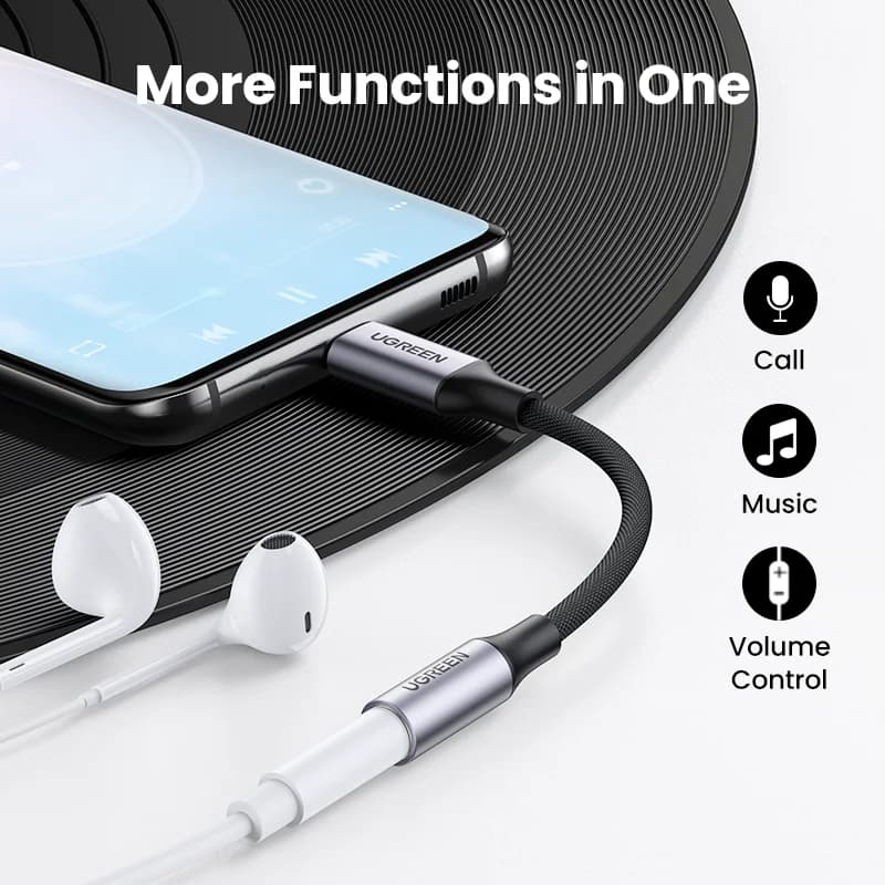 USB-C to 3.5mm DAC Headphone Adapter