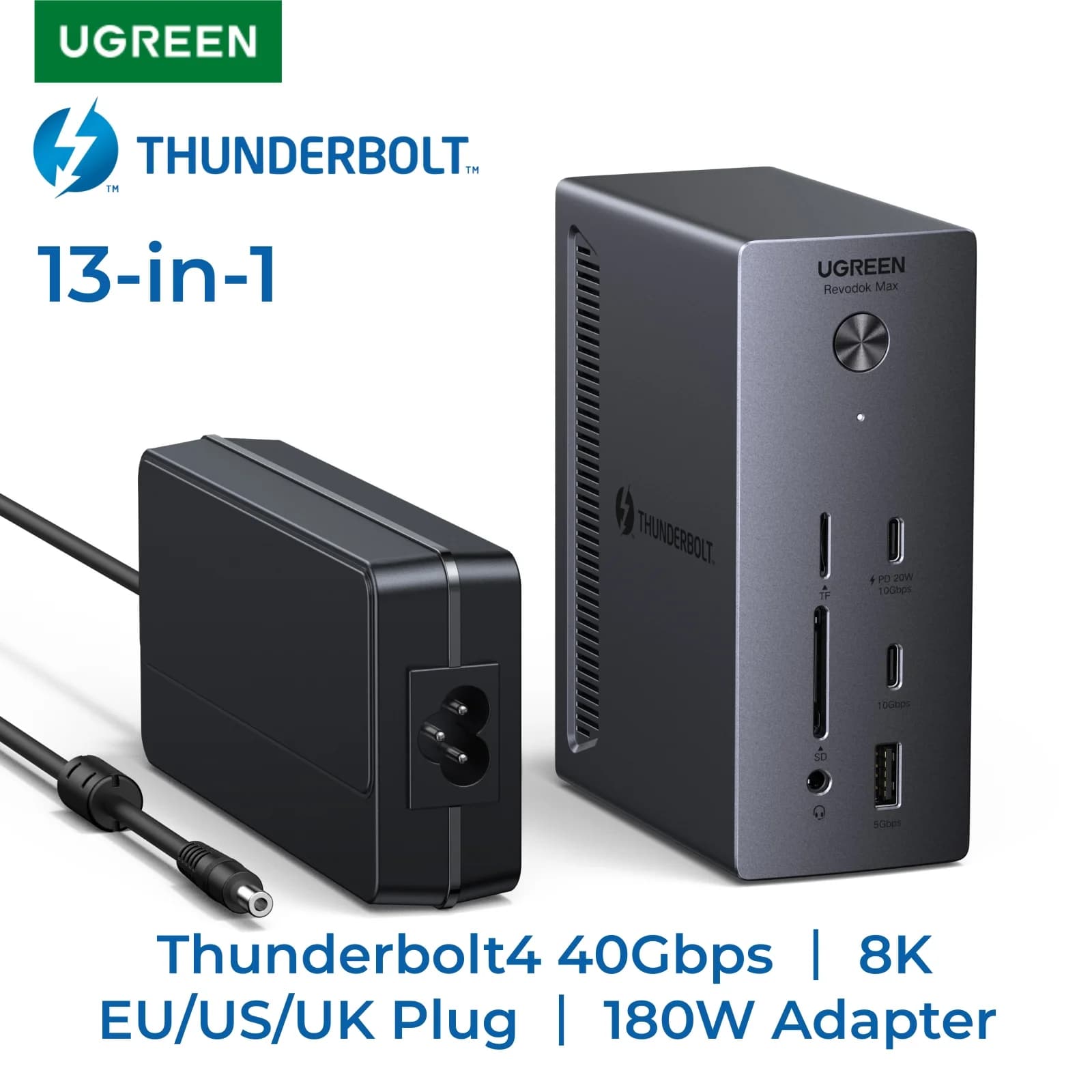 Thunderbolt 4 Docking Station 13-in-1 40Gbps