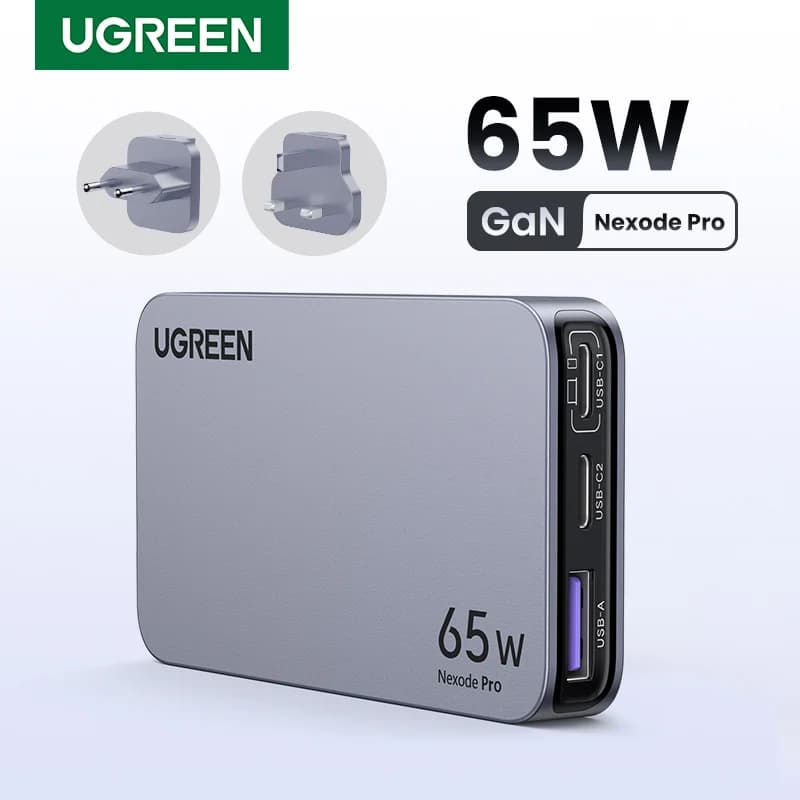 65W GaN USB-C Charger with Quick Charge 4.0