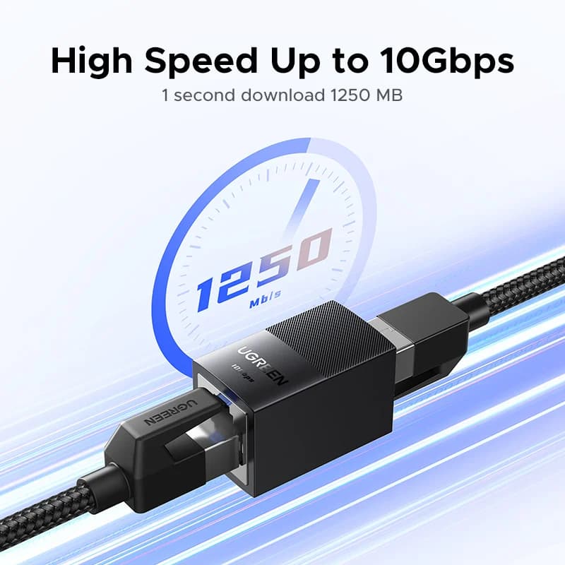 RJ45 Ethernet Network Extender, 10Gbps