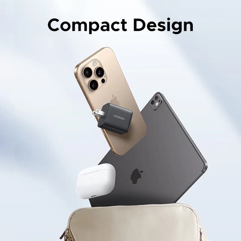 30W GaN USB-C PD Charger, US Plug