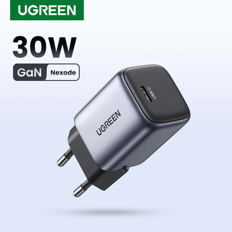 30W GaN Fast Charger with PD3.0 for iPhone and Android