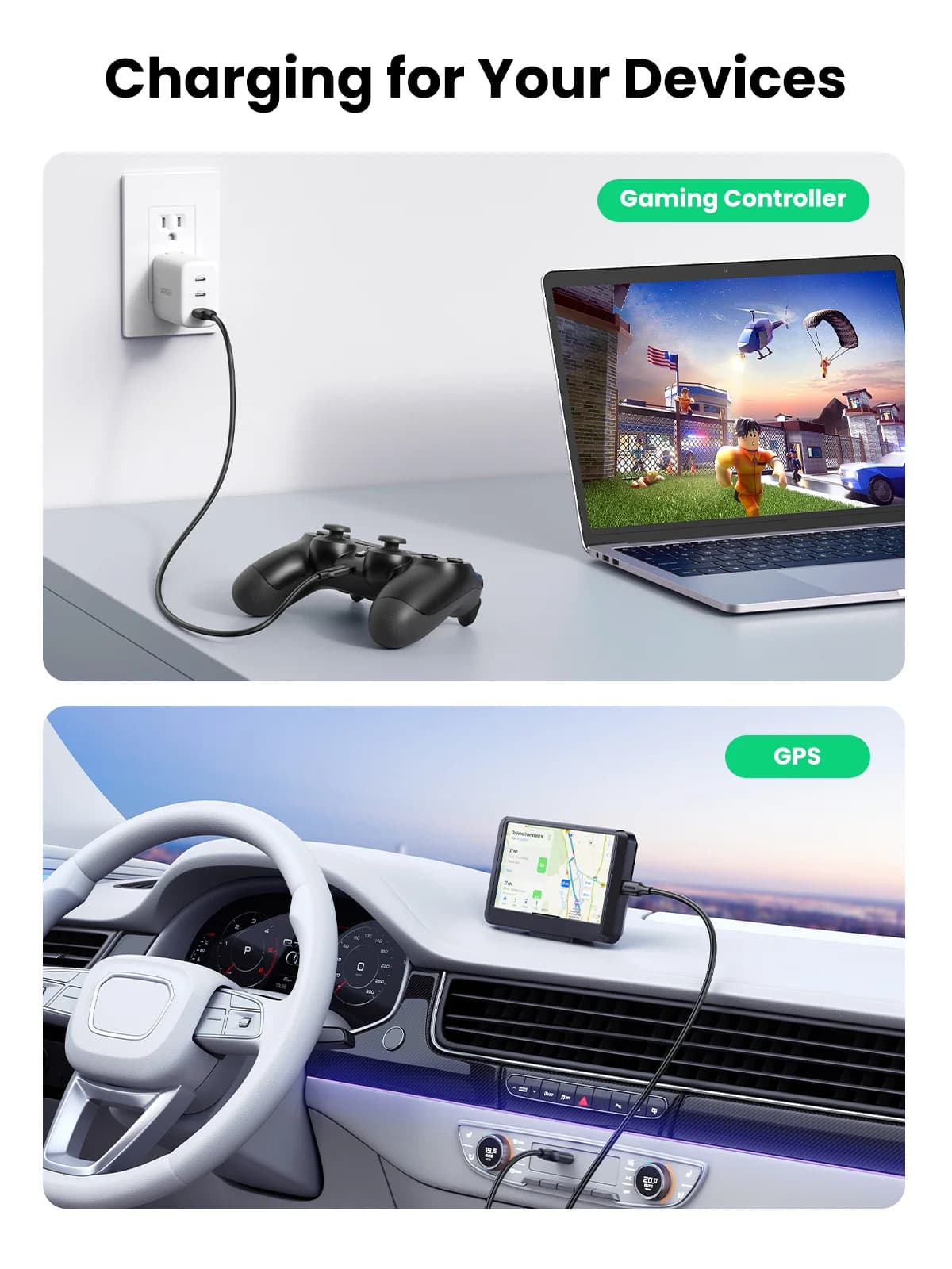 Mini USB to USB Data and Charging Cable
