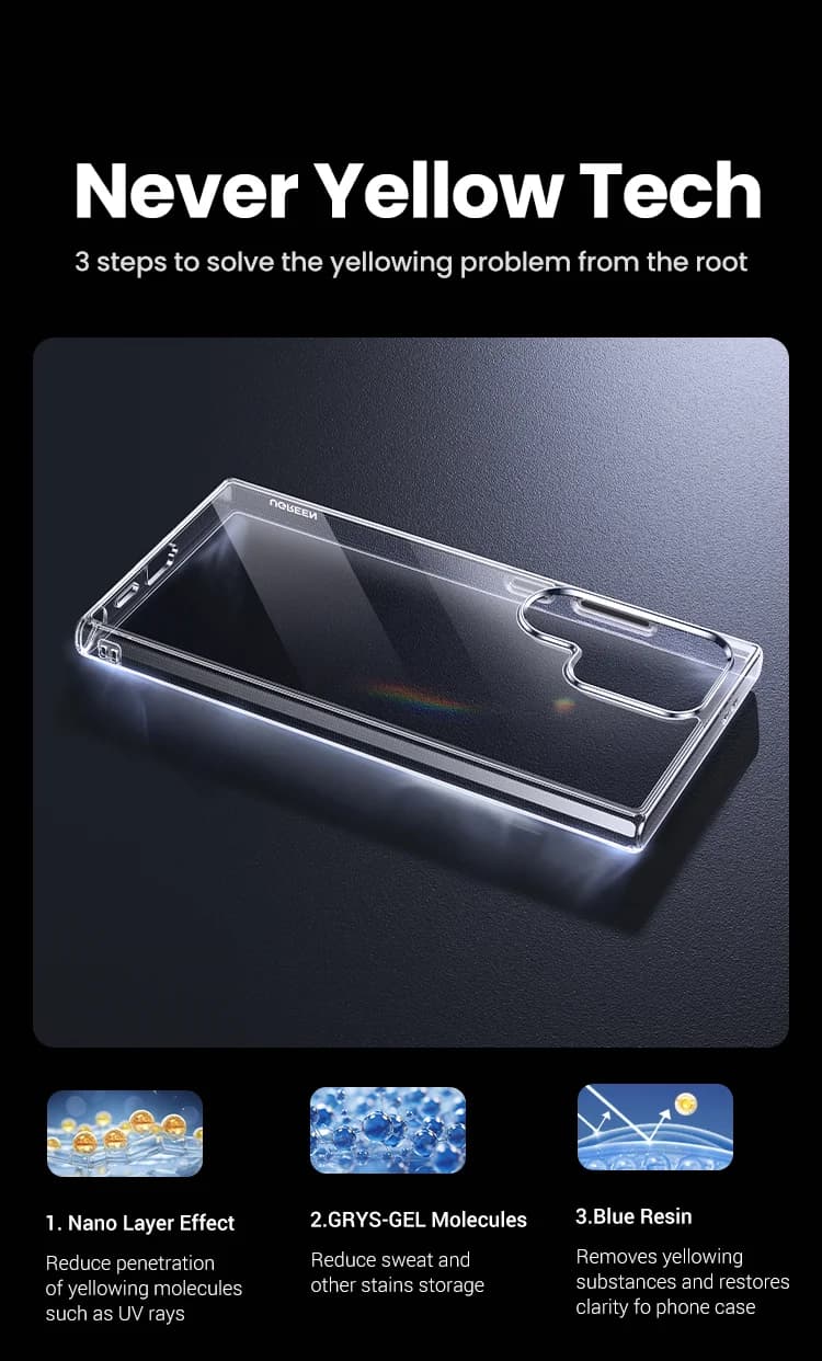 Clear Shockproof TPU Case for Galaxy S25 Ultra