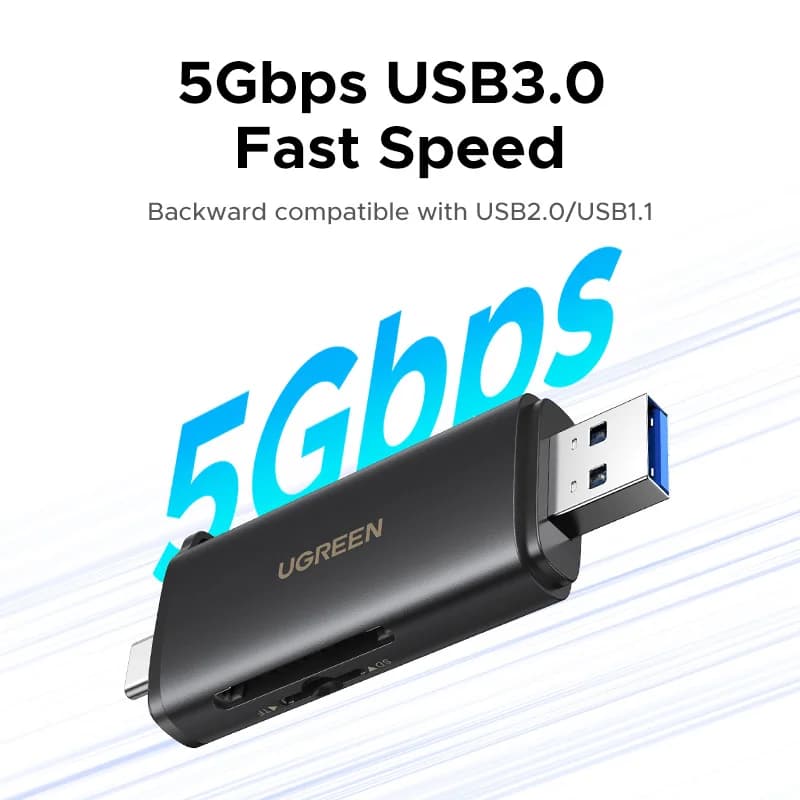 USB-C SD 4.0 Card Reader, 312MB/s