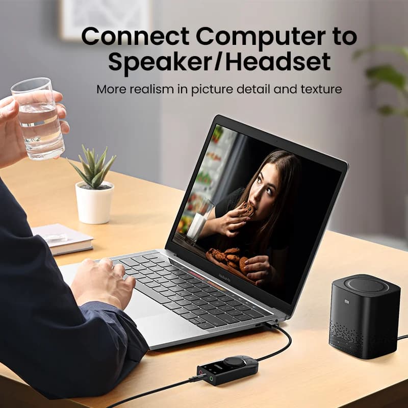 USB External Audio Interface Sound Card