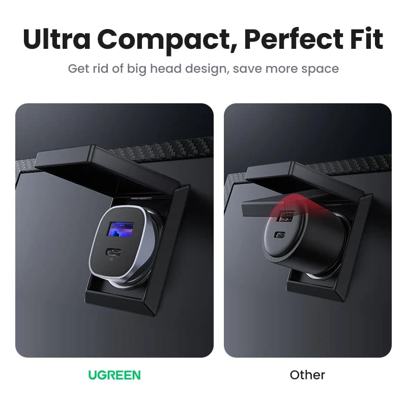 USB-C Car Charger with Quick Charge