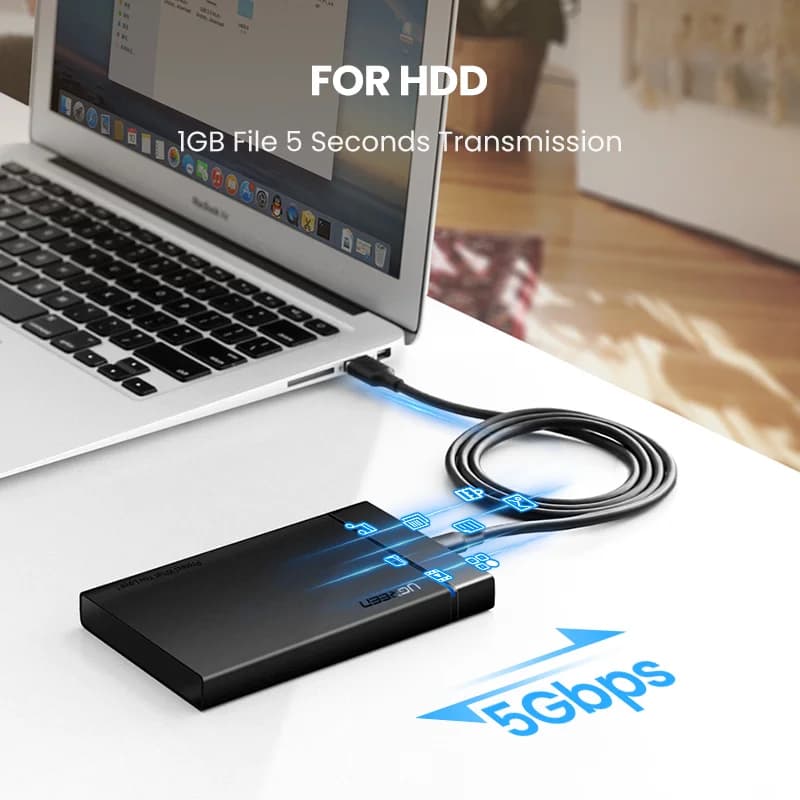 USB-C Data Cable, 5Gbps USB 3.0, 3A