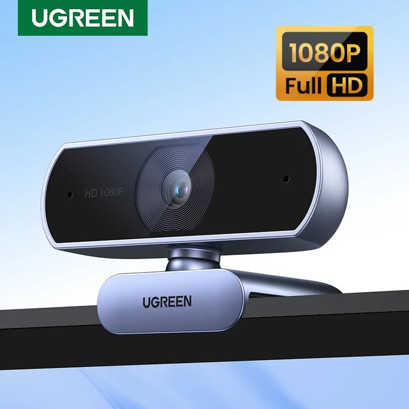 1080P HD USB Webcam with Dual Microphones
