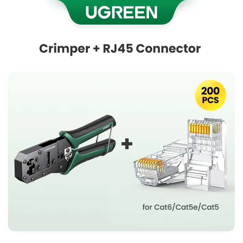 RJ45 Crimping Tool for CAT6/7 Ethernet Cables