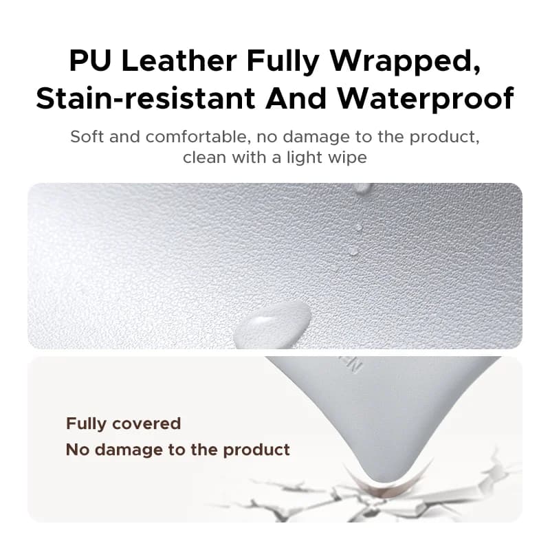 Magnetic Leather Earphone Storage Case