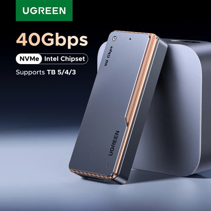 40Gbps NVMe SSD Enclosure M.2 to USB4 Adapter