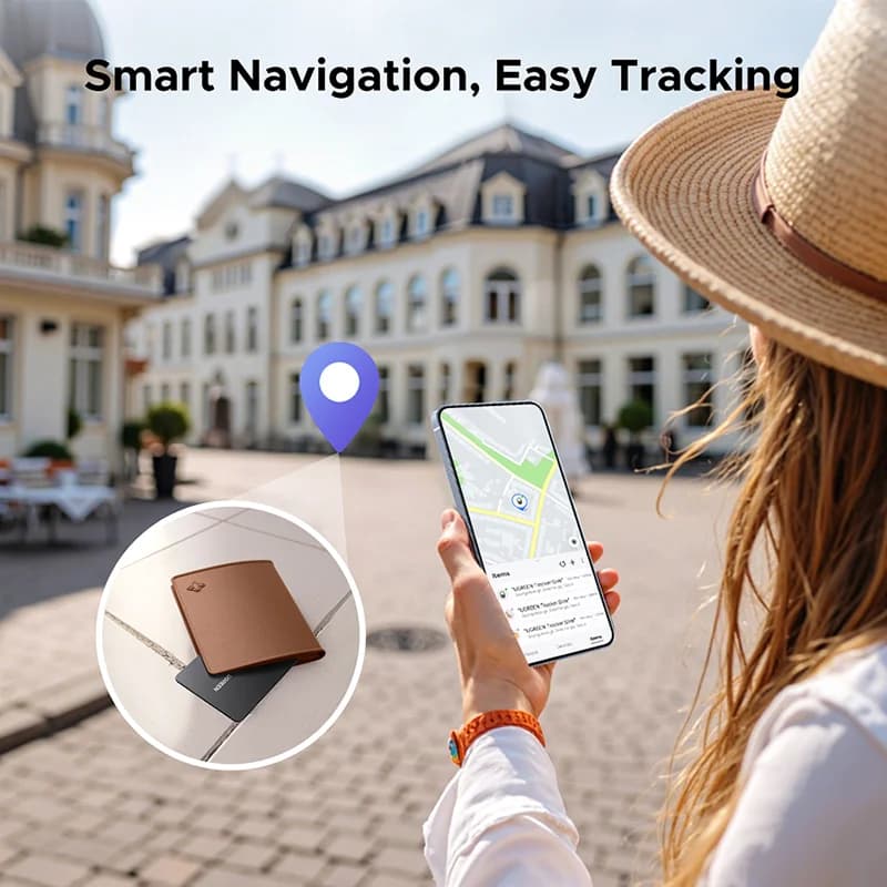 Bluetooth GPS Tracker Tag for Keys and Wallets