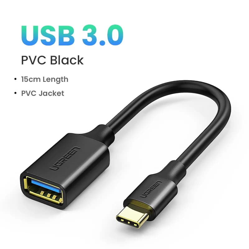 USB-C Male to USB 3.0 Female OTG Adapter